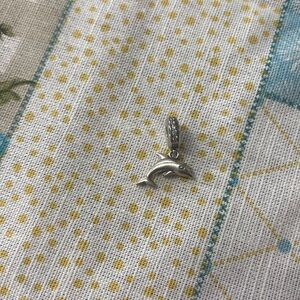 Authentic Pandora Sterling silver Dangle Dolphin Bead